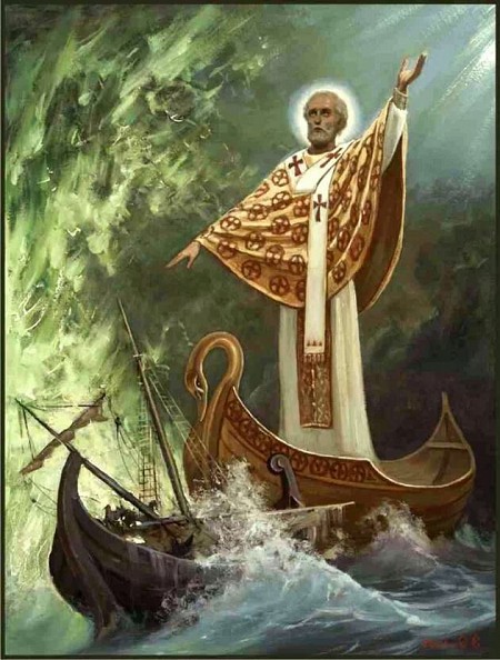 St Nicholas, Protector of Mariners and Travelers!